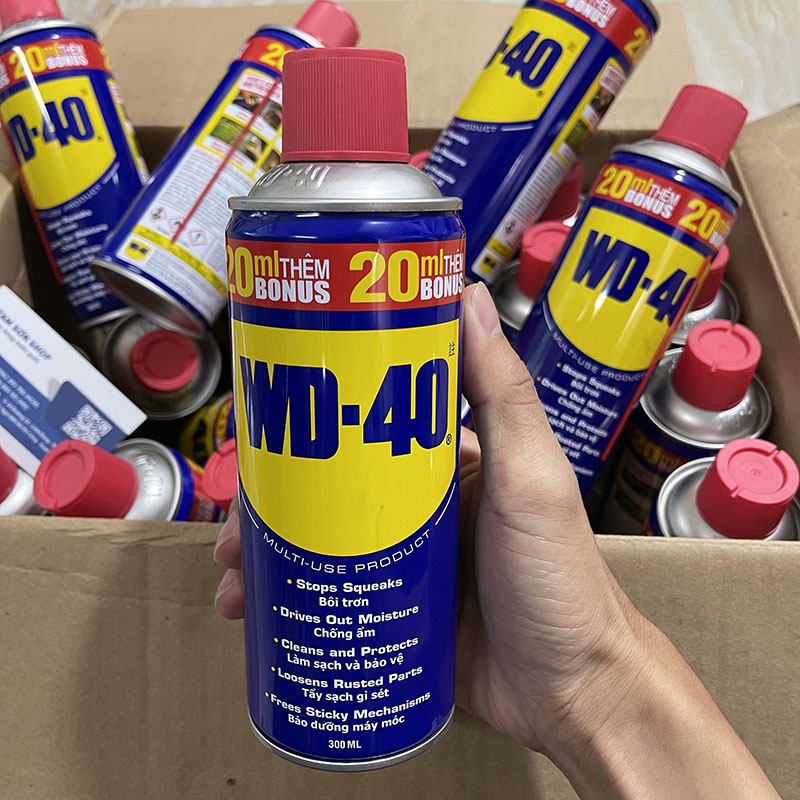 [Mã LIFEAUMAY giảm 10% tối đa 30k đơn 150k] Chai Xịt WD-40 Bôi Trơn, Làm Sạch, Chống Ẩm, Rỉ Sét Multi-Use Product