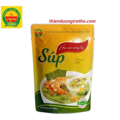 Súp Dinh Dưỡng Ăn Liền Cây Thị Đủ Vị Cho Bé Từ 1 Tuổi