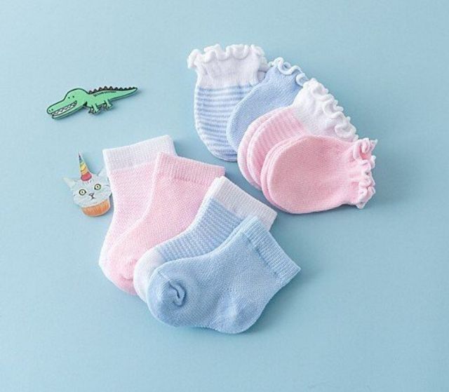 Sét Bao Chân Bao Tay Len Cho Bé Cực Đẹp