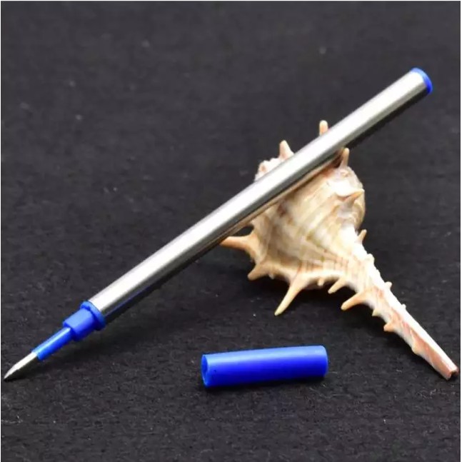 Ruột bút mực gel cao cấp 0.7 mm - Ngòi bút mực gel, thân hợp kim - dành cho viết bi, bút bi nắp - Bút khắc tên