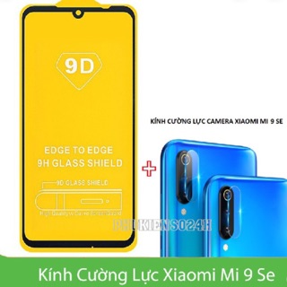 Kính cường lực 9D full màn hình cho xiaomi mi 9SE tặng keo chống hở mép