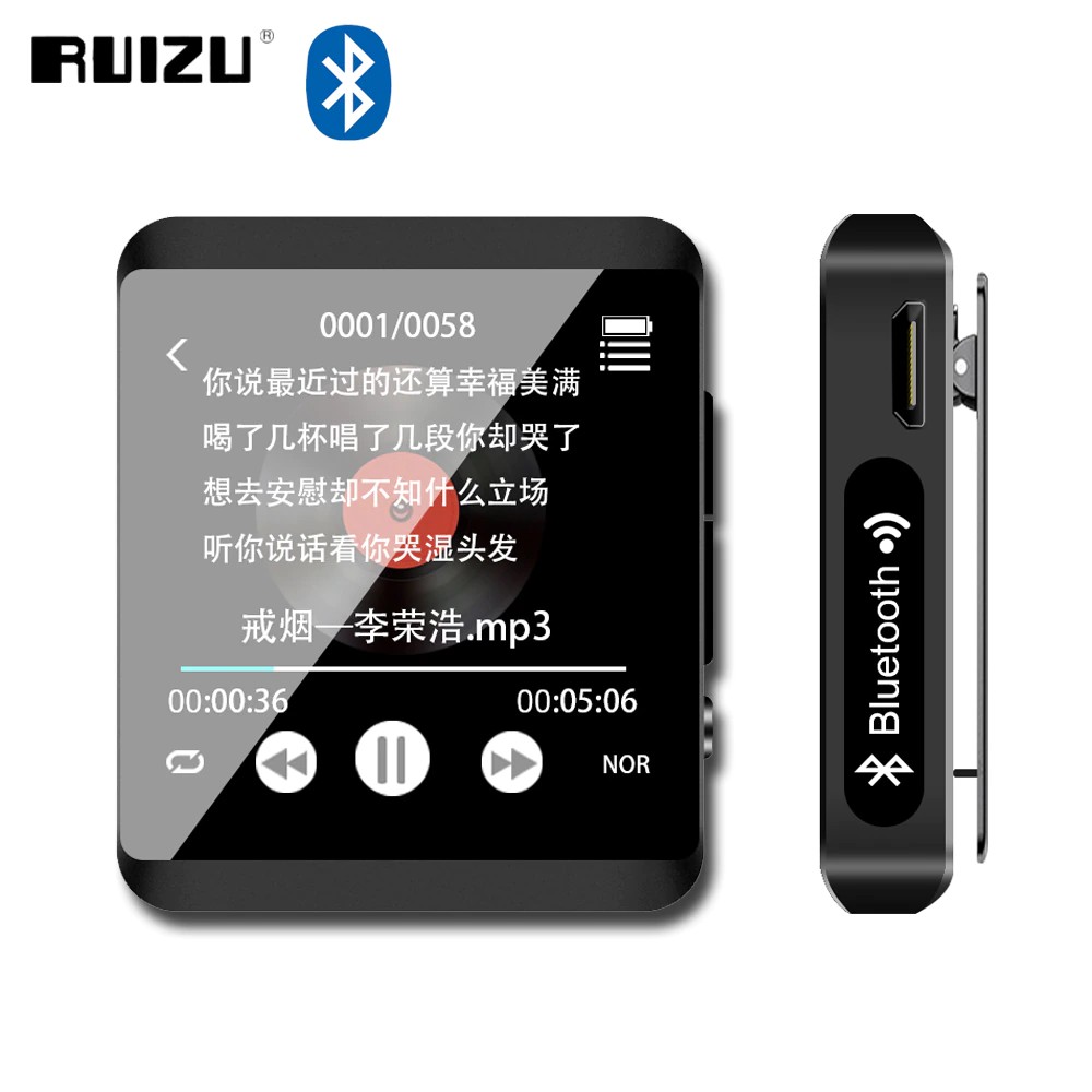 [Mã ELHACE giảm 4% đơn 300K] Máy Nghe Nhạc MP3 Màn Hình Cảm Ứng Bluetooth Ruizu M5 Bộ Nhớ Trong 8GB - Hàng Chính Hãng