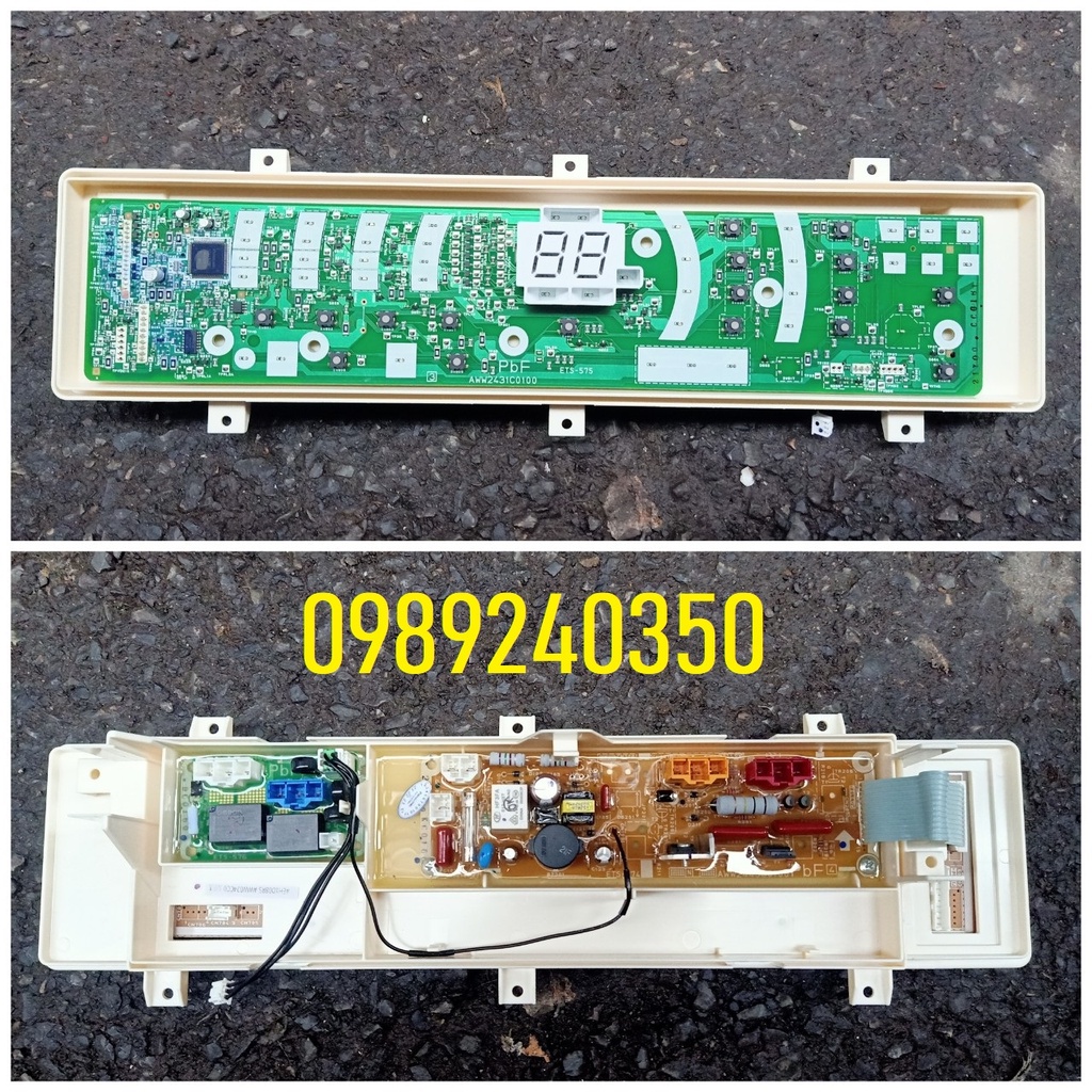 Bo mạch máy giặt Panasonic 2 mảnh có nước nóng chính hãng