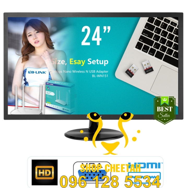 Màn hình LCD Gloway 24 inch - Full HD 1920 x 1080P - Chính hãng – Bảo hành 24 tháng