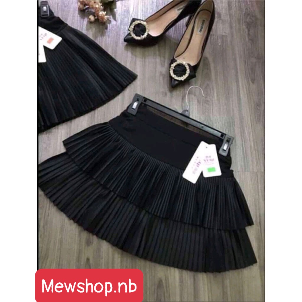 Chân váy xếp ly ngắn ( 2 tầng xếp ly),chất tuyết mưa xịn,bên trong có quần đùi | BigBuy360 - bigbuy360.vn