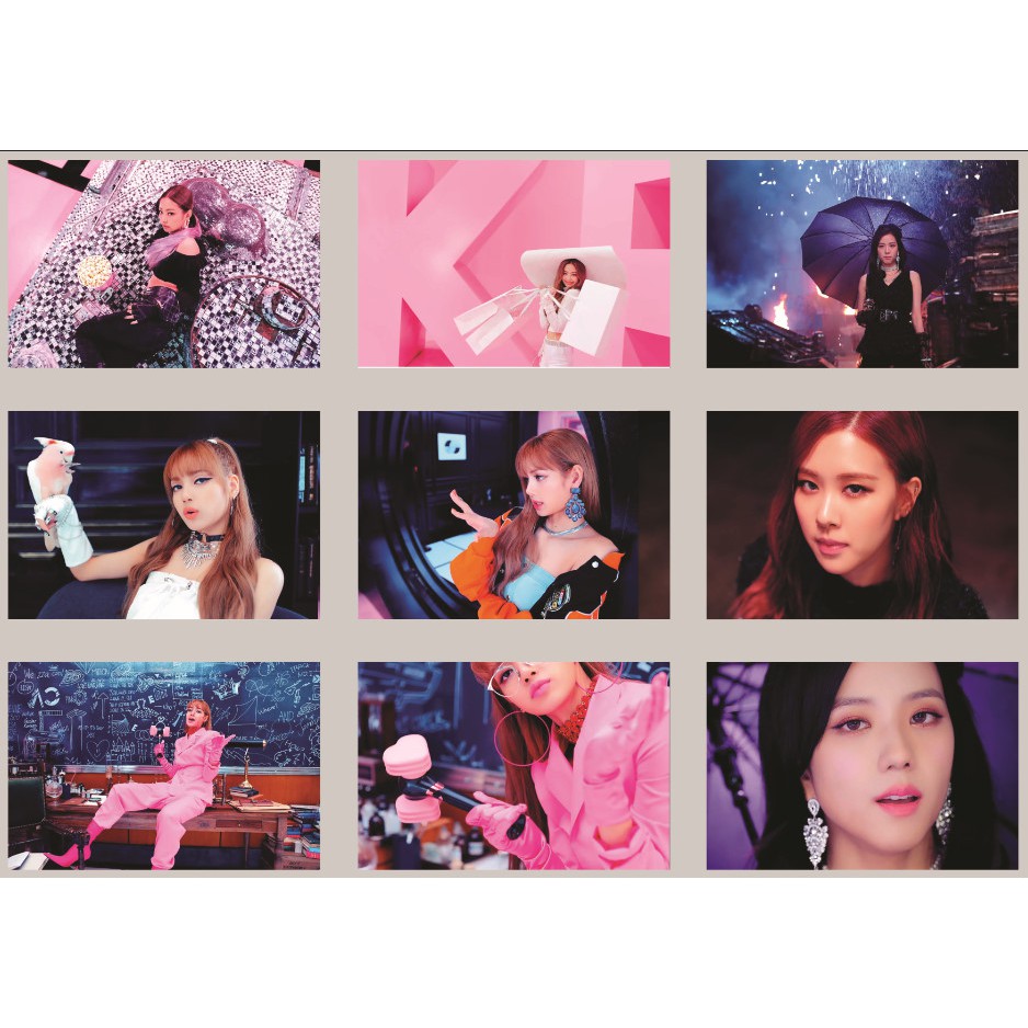 Lomo card 36 ảnh BLACKPINK - MV DDU-DU DDU-DU