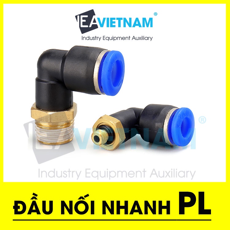 Đầu nối nhanh góc PL 4MM 6mm 8mm 10mm 12mm 14mm 16mm / Khớp nối nhanh / Nối nhanh phun sương ống 4 6 8 10 12 14 16