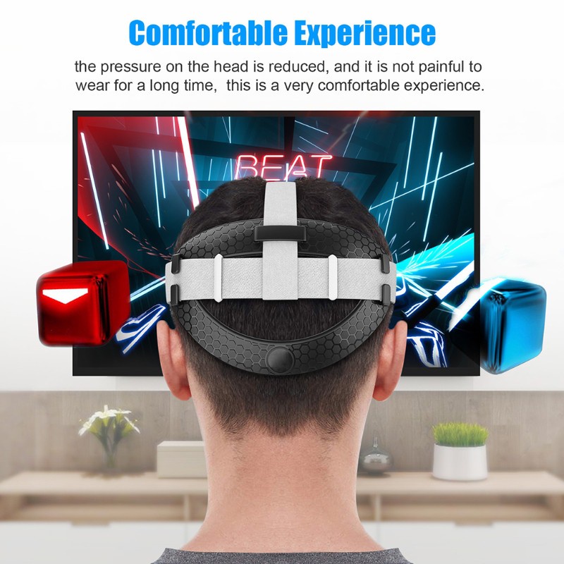 Đệm Mút Tai Nghe Chụp Tai Oculus Quest 2 Có Thể Tháo Rời Chuyên Dụng Cho Kính Thực Tế Ảo