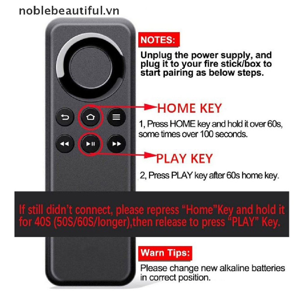 Điều Khiển Từ Xa Cx3 TX6 Cho Amazon Fire Stick TV Box CV98LM