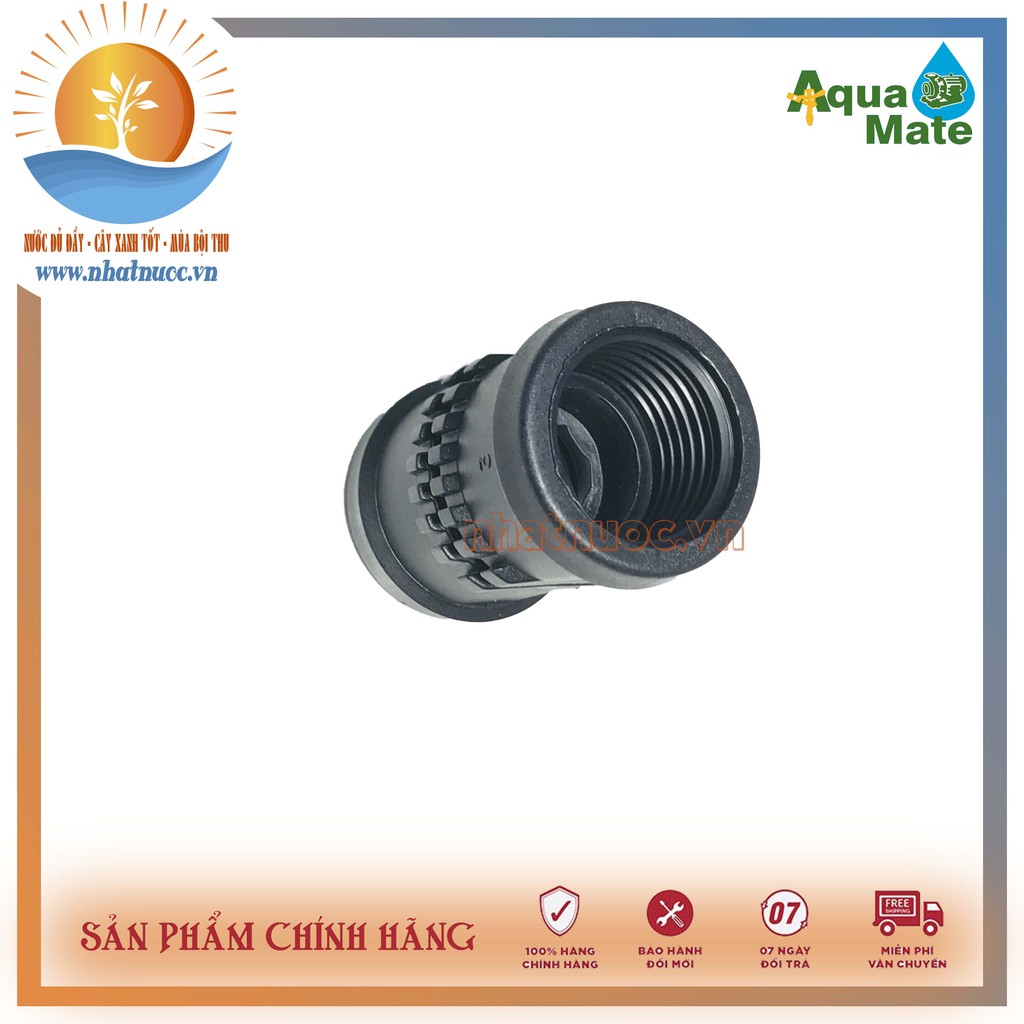 Phụ kiện nối thẳng Aquamate SW-1001 hai đầu ren trong 1/2
