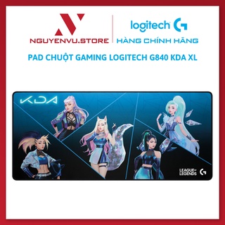 Bàn Di Chuột Gaming Logitech G840 KDA XL 900x400x3mm Mouse Pad - Hàng Chính Hãng