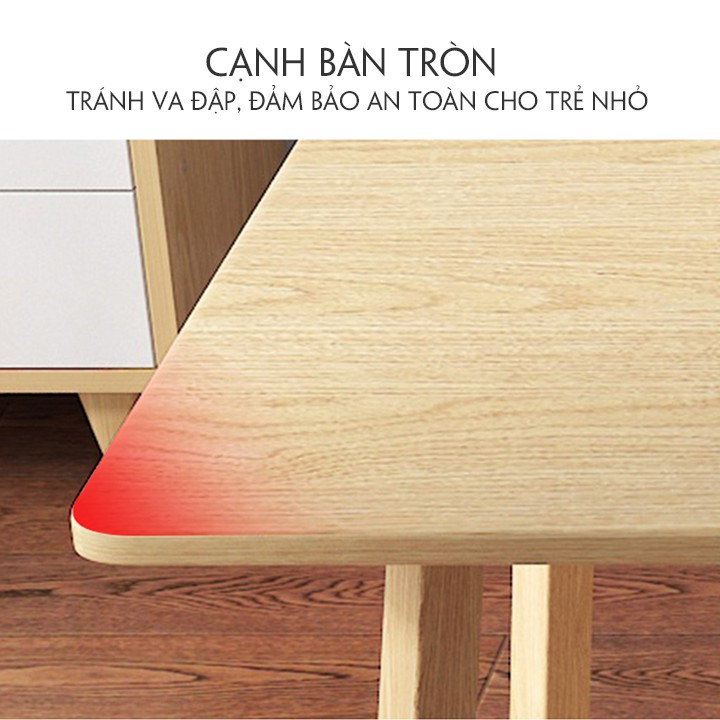 Bàn ăn Decor , Bàn ăn gia đình,(gỗ tấm công nghiệp,mặt phủ melamin chống sước chống thấm,chân hợp kim siêu cứng siêu nhẹ