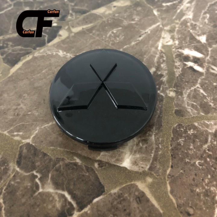 1 mục Biểu tượng Logo chụp mâm, vành bánh xe ô tô Mitsubishi kích thước 60mm/ Mã SP-MTS60 Hubcaps.