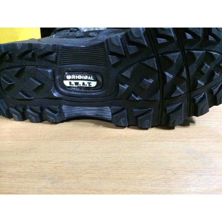 Giày Boot Nam LÍNH MỸ SWAT Cao Cổ Phong Cách Quân Đội, Giày Đặc Nhiệm SWAT .