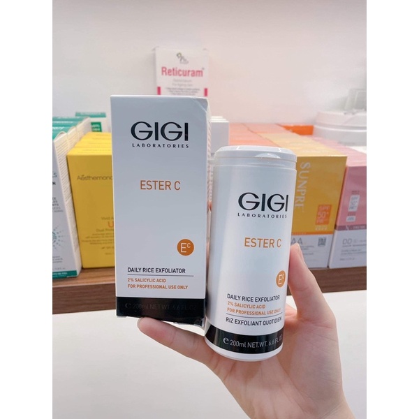 Tẩy da chết cám gạo gigi ester c DAILY RICE  EXFOLIATOR 20gr