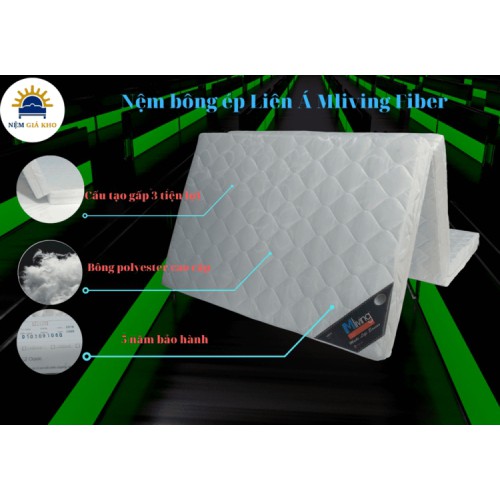 Nệm Bông Ép Liên Á Mliving Fiber- chính hãng