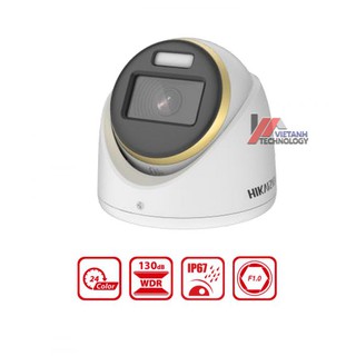 Camera HDTVI ColorVu Hikvision DS-2CE70DF3T-MF - 2MP