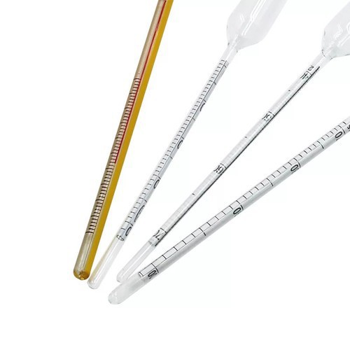 Bộ cồn kế đo nồng độ cồn 0-40-70-100 và đo nhiệt độ - Boconke
