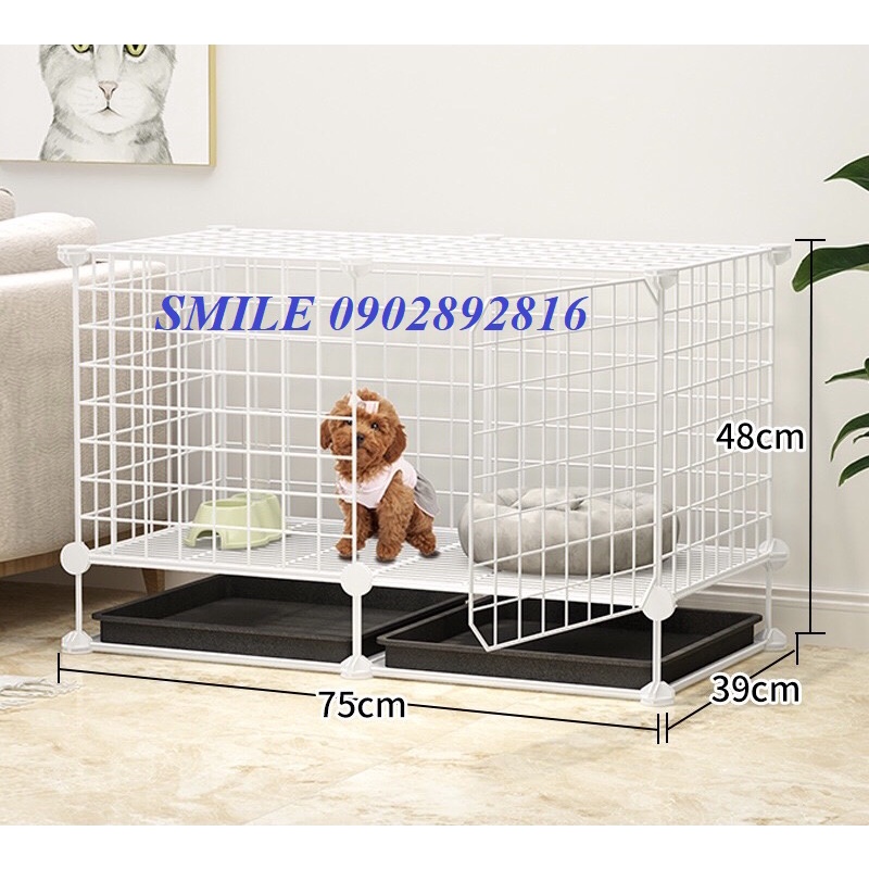 [FREESHIP] CHUỒNG, LỒNG, NHÀ BẰNG LƯỚI THÉP DÀNH CHO CHÓ MÈO THÚ CƯNG ĐA NĂNG