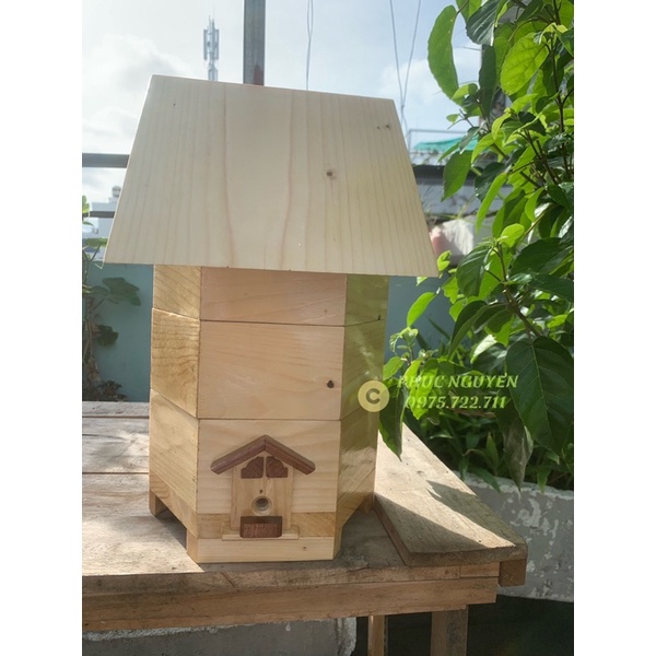 🏕 thùng nuôi ong dú mẩu mới - stingless bee box