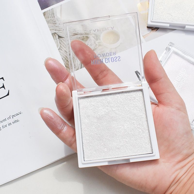 Phấn Bắt Sáng LAMEILA Cao Cấp Nhũ Mịn Nội Địa Trung, Makeup Căng Bóng Da, Tự Nhiên Khuôn Mặt, Chống Thấm Nước, Lâu Trôi