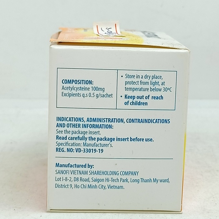 Acemuc kids 100mg hộp 30 gói