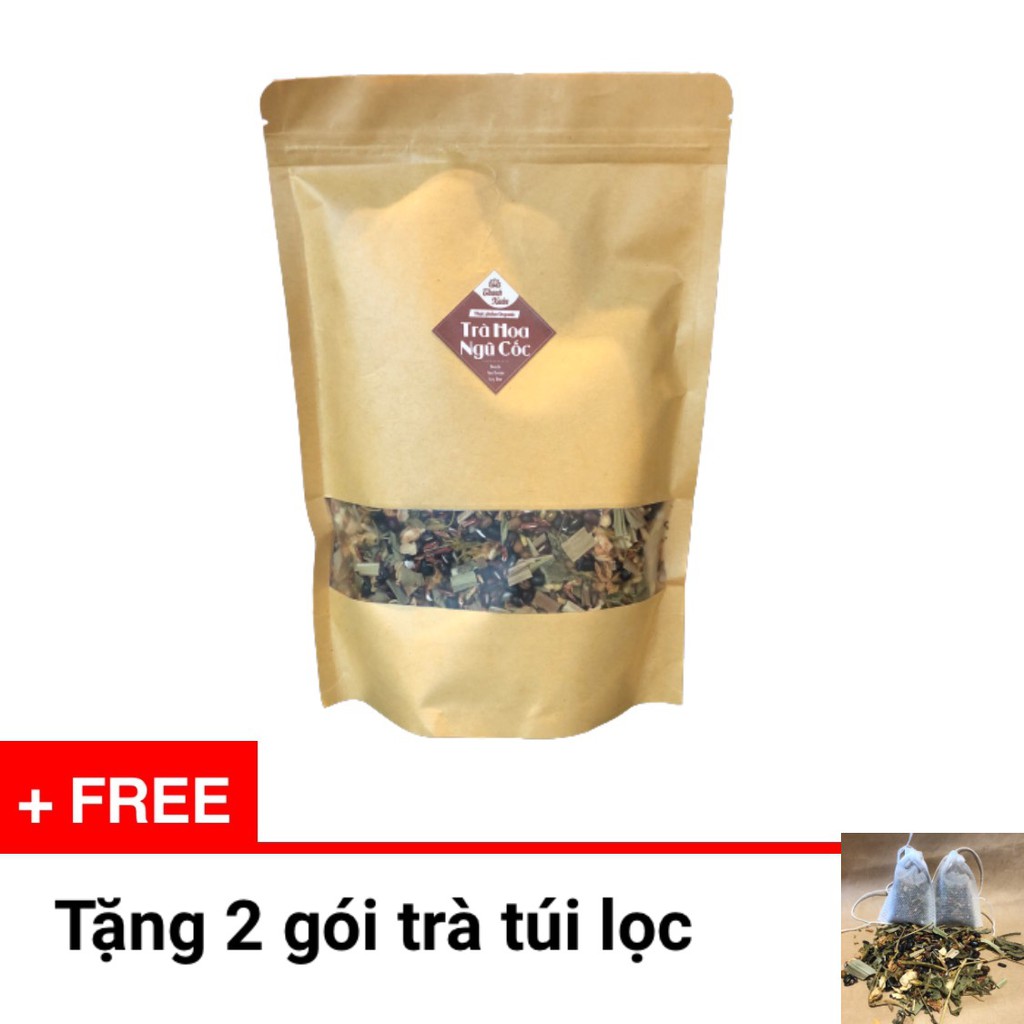 Trà Hoa Ngũ Cốc giúp dễ ngủ, an thần, giảm cân, thanh lọc cơ thể, sạch, an toàn, lợi sữa (quà tặng vợ ý nghĩa)