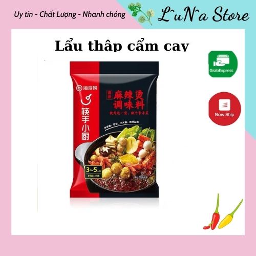 Gia vị lẩu thập cẩm cay Haidilao  thơm ngon, date mới giao ngay 2h