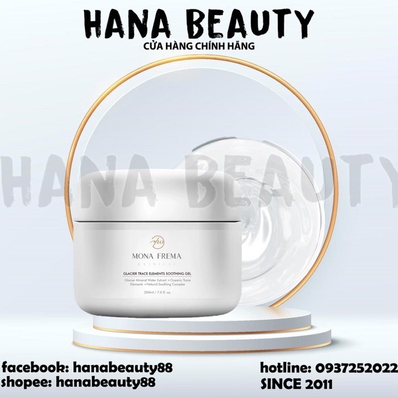 Mặt nạ phục hồi làm sáng da và cấp nước căng bóng Mona Frema