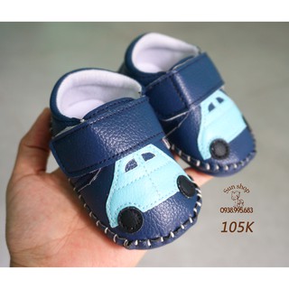 Giày tập đi bé trai - Ô tô (Dưới 15 tháng)