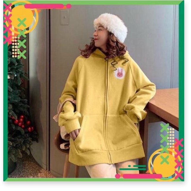 ÁO KHOÁC NỈ HOODIES NỮ SIÊU XINH DÀNH CHO CÁC BẠN TRẺ KME FASHION