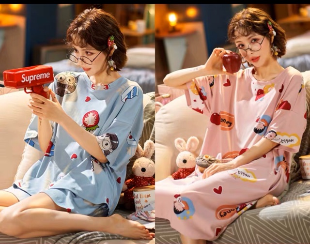 159k 2 bộ đồ ngủ váy ngủ đồ mặc nhà siêu xinh xắn | BigBuy360 - bigbuy360.vn
