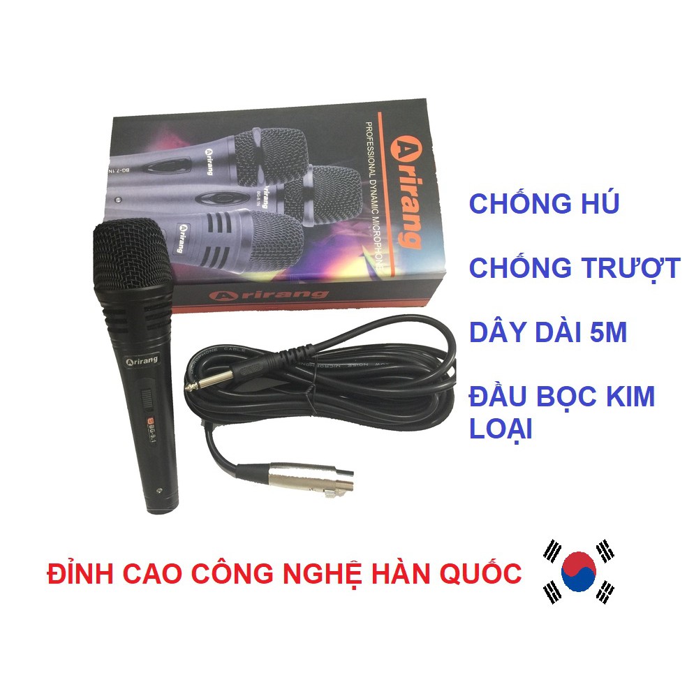 Micro karaoke có dây ARIRANG BG-9.1 - Micro có dây arirang - Micro karaoke  có dây giá rẻ - Micro có dây giá rẻ | Shopee Việt Nam