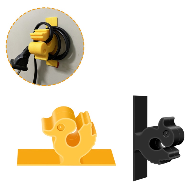 Dụng Cụ Quấn Dây Điện Bằng Silicon Hình Vịt Hoạt Hình Sắp Xếp Gọn Gàng Cho Nhà Ở / Phòng