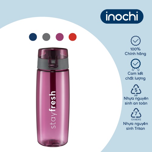 Bình nước thể thao Inochi- Kita Active 500ml - Nút bấm mở bình tiện dụng. | BigBuy360 - bigbuy360.vn