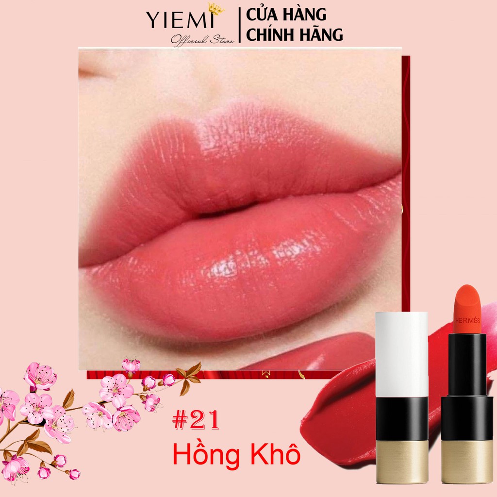 Son hermes Rouge Casaque siêu xinh. Biểu tượng của sự xa xỉ, đẳng cấp thời thượng, cơn sốt làm đẹp mới 2021