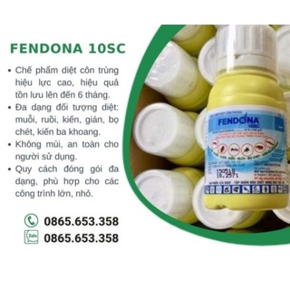 Thuốc diệt muỗi y tế fendona 10sc chai 50ml.