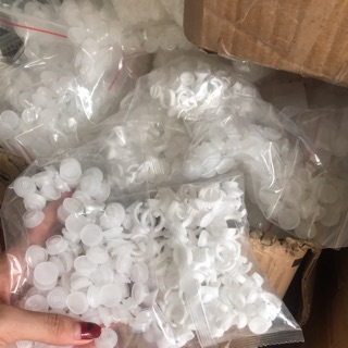 Nhẫn đựng keo và nút đựng keo nối mi