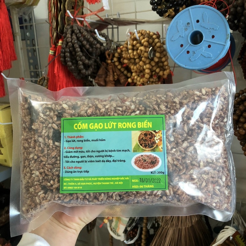 Cốm gạo lướt rộng biển 1 gói 200g ăn siu ngon