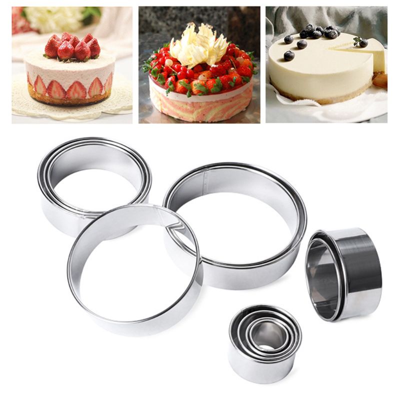 Aoto Set 14 Khuôn Cắt Bánh Quy Hình Tròn Bằng Thép Không Gỉ