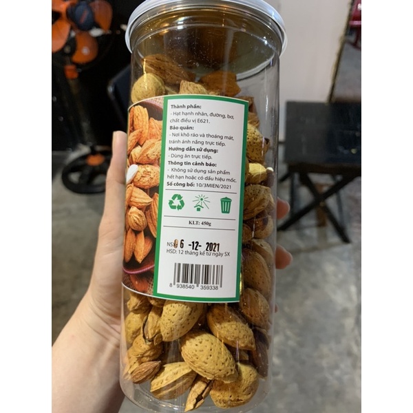 Hạnh Nhân Mỹ Rang Bơ 450g - Anvat492