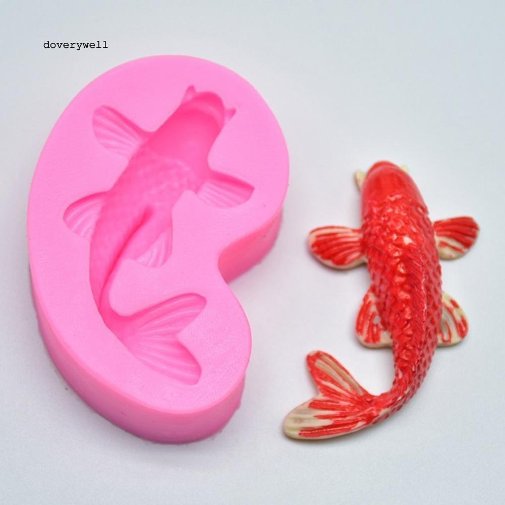 Khuôn silicon làm bánh tạo hình cá chép sáng tạo