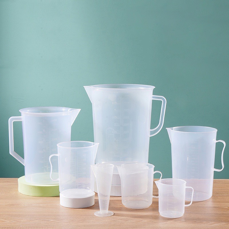 Ca đong định lượng pha chế dày dặn, chắc chắn dung tích 100ml, 250ml, 500ml, 1000ml