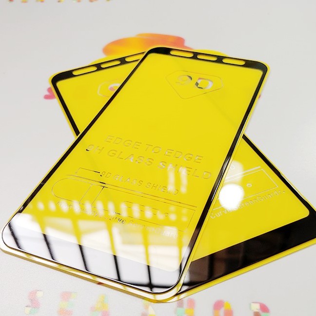 Kính cường lực full màn 9D Samsung A750/ A7 2018 cao cấp, kèm khăn lau