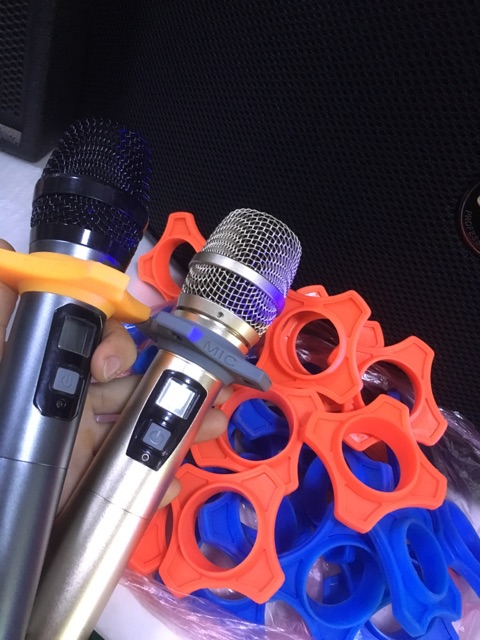 02 bộ Chống lăn Mic,  va đập Mic