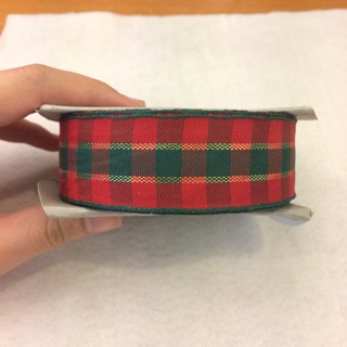 1 mét ruy băng trang trí Noel 2.5cm