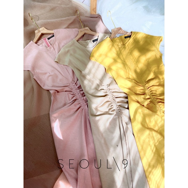 Dulcie Dress váy đũi nhún eo đuôi cá | BigBuy360 - bigbuy360.vn