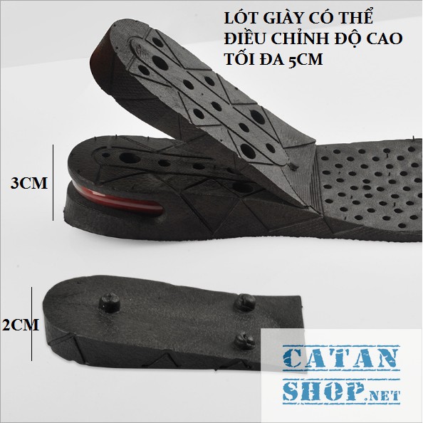 1 cặp ❤️Combo 4 miếng lót đế giày tăng chiều cao Air có đệm khí siêu êm ái, giày đế cao, giày độn gót.