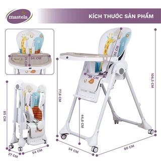 GHẾ ĂN DẶM MASTELA 1015