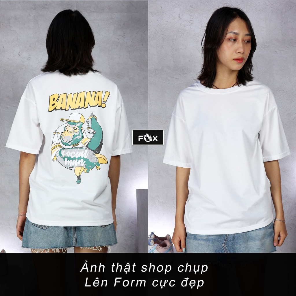 Áo thun tay lỡ dáng unisex form rộng phong cách ullzang in hình ngẫu nhiên